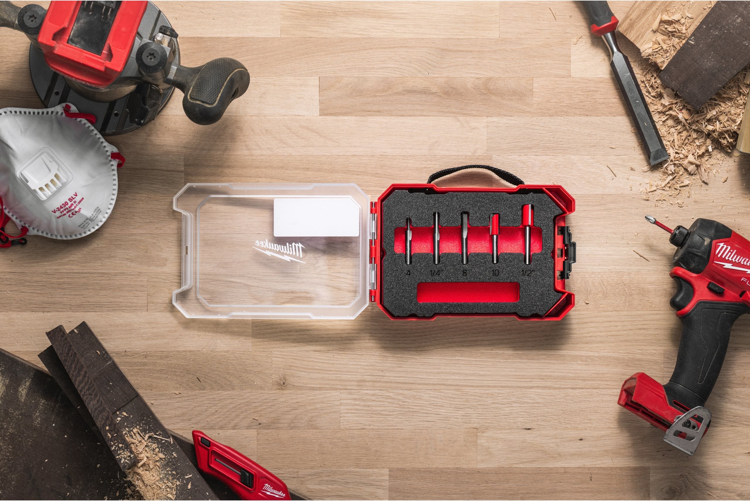 Sets | Router Bit Sets | Milwaukee Tool UK