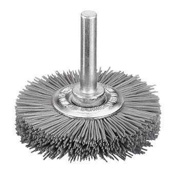 Wheel brushes for straight grinder - crimped