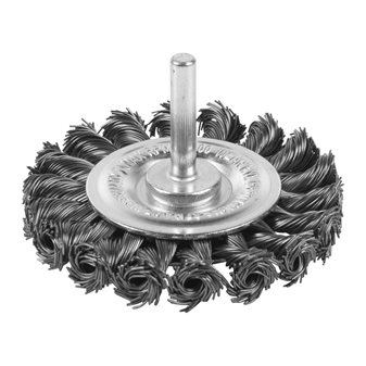 Wheel brushes for straight grinder - knotted