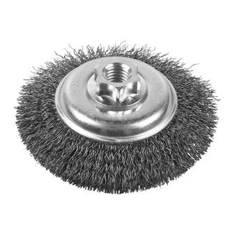 Bevel brushes for small angle grinder - crimped