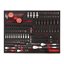 171 pc 1/4'' and 3/8'' Ratchet, Socket and Bit Socket Foam Insert 46''/36''