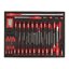 70 pc Screwdriver and Prybar Set Foam Insert 46''/36''