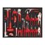 20 pc Pliers and Hammer Set Foam Insert 46''/36''