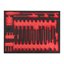 REPLACEMENT 70 pc Screwdriver and Prybar Set Foam Insert 46''/36''