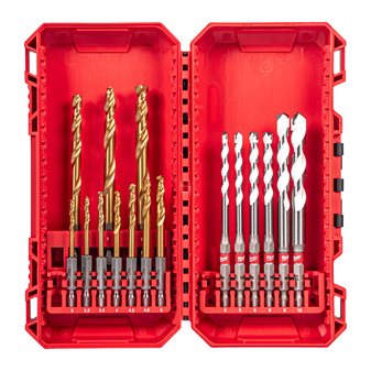 RED HEX - SHOCKWAVE™ HSS-TiN metal drill bits