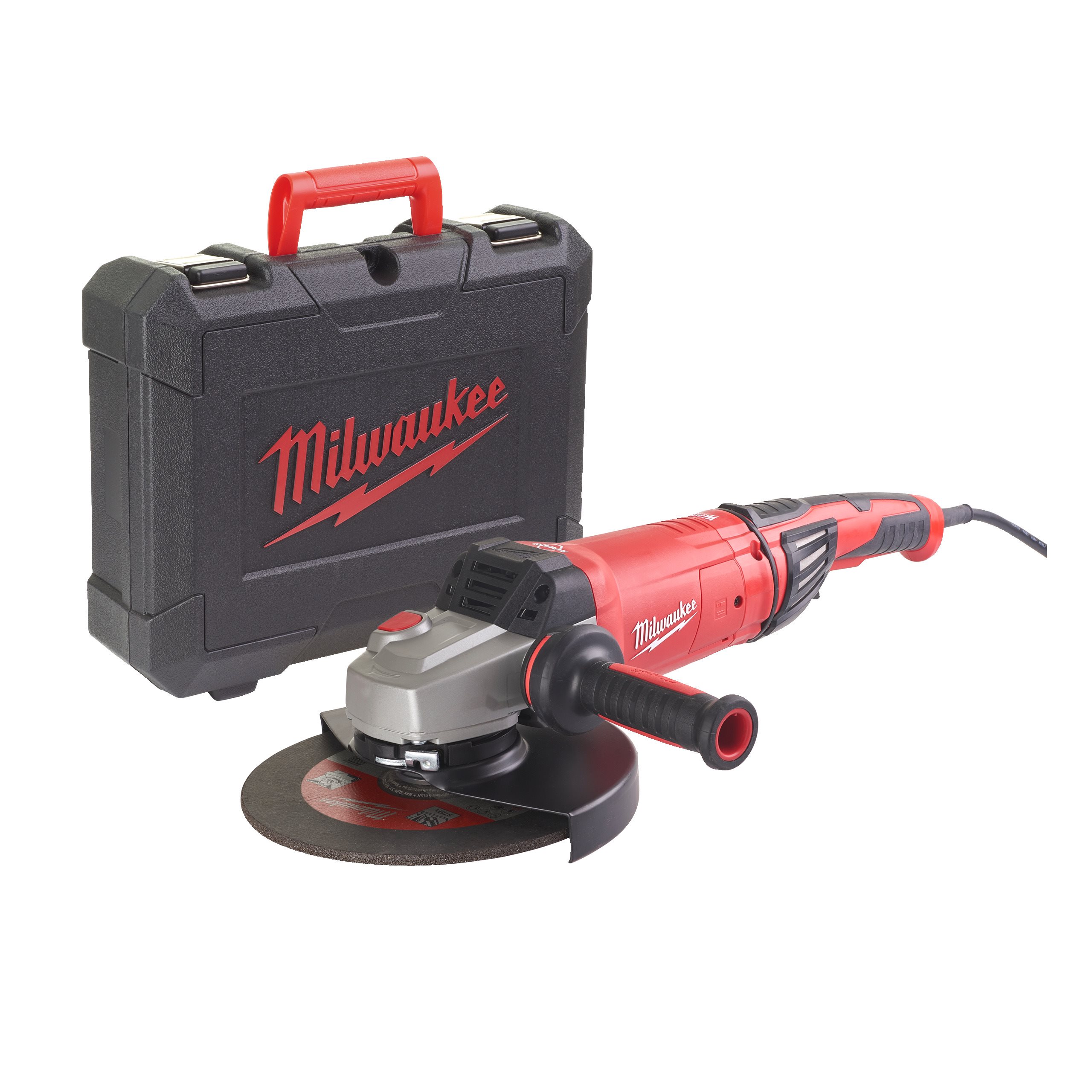 Milwaukee AGVKB 24-230 EKX DMS KIT 2400 W Angle Grinder With Brake, Kickback...