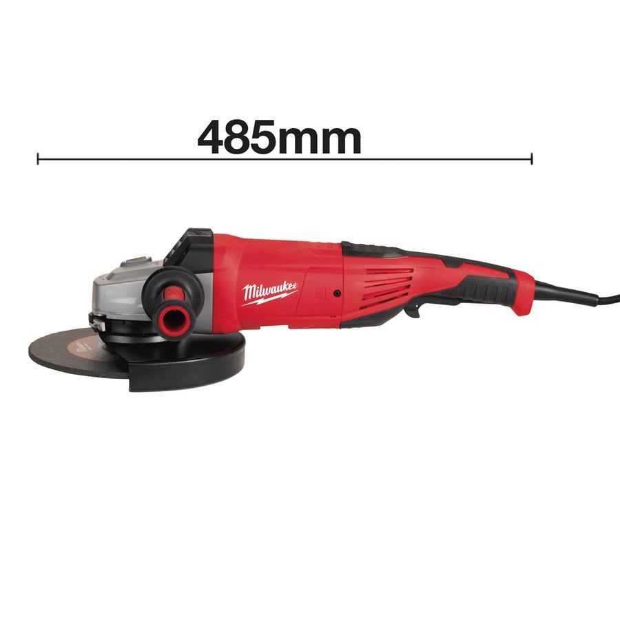 Milwaukee AG 22-230 DMS pri delu