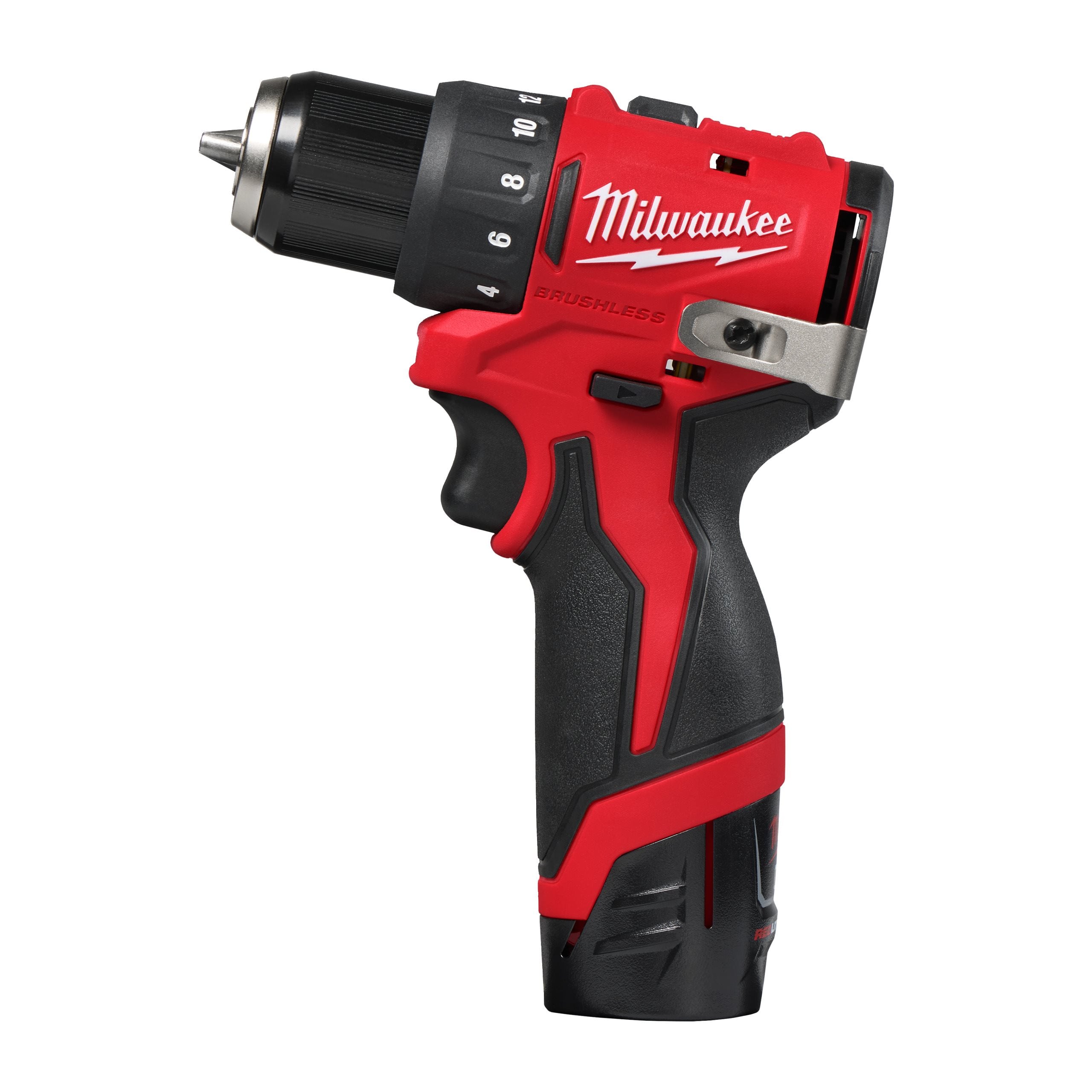 Milwaukee M12BLDDRC-0C 12v Compact Brushless Drill Driver Naked in Case