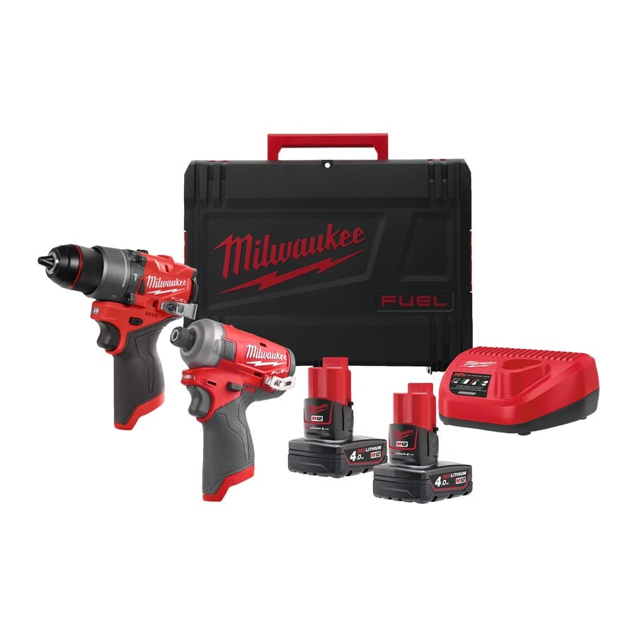 Milwaukee M12 FPP2E2-402X pri delu