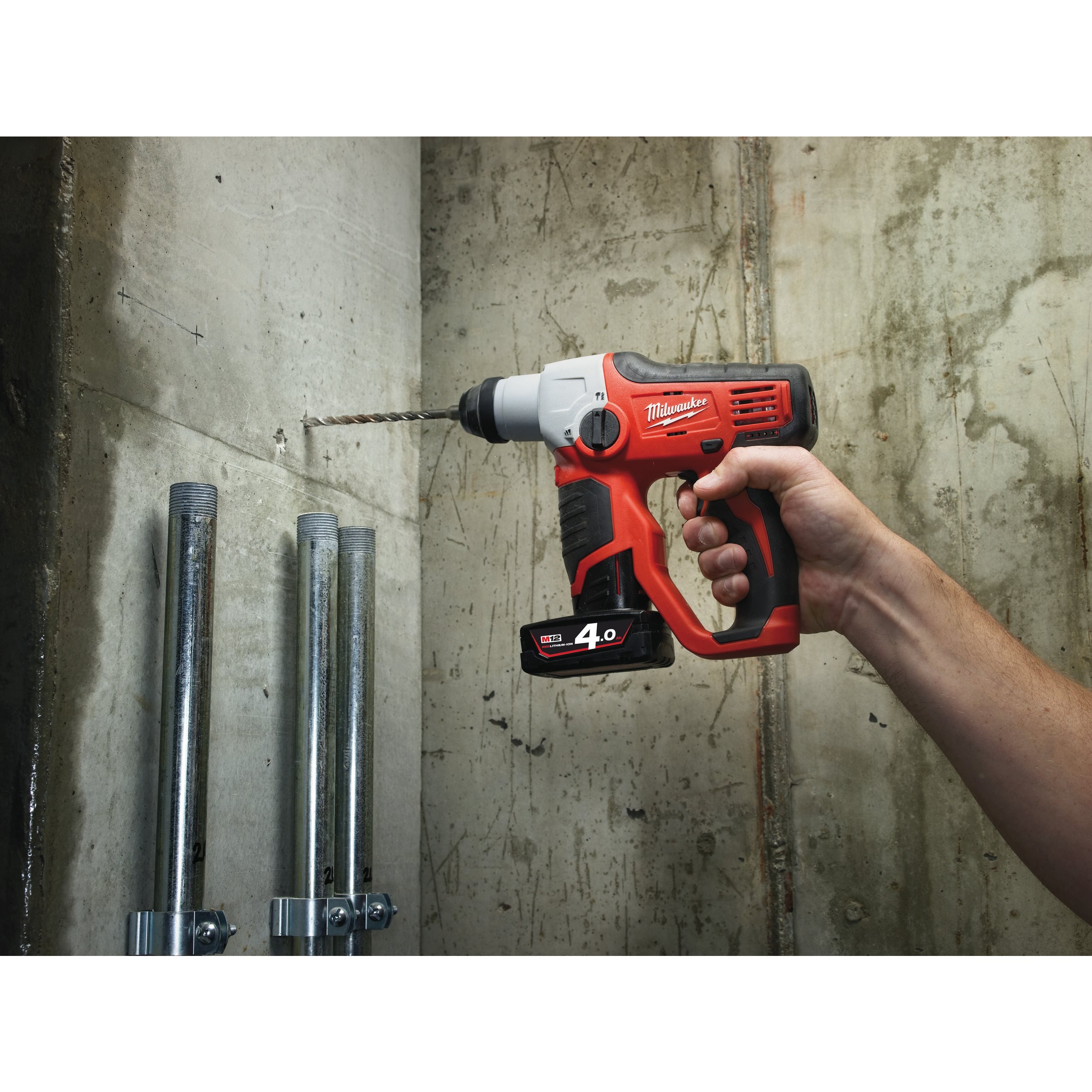 M12 Sub Compact SDS Hammer Drill M12 H Milwaukee Tool UK