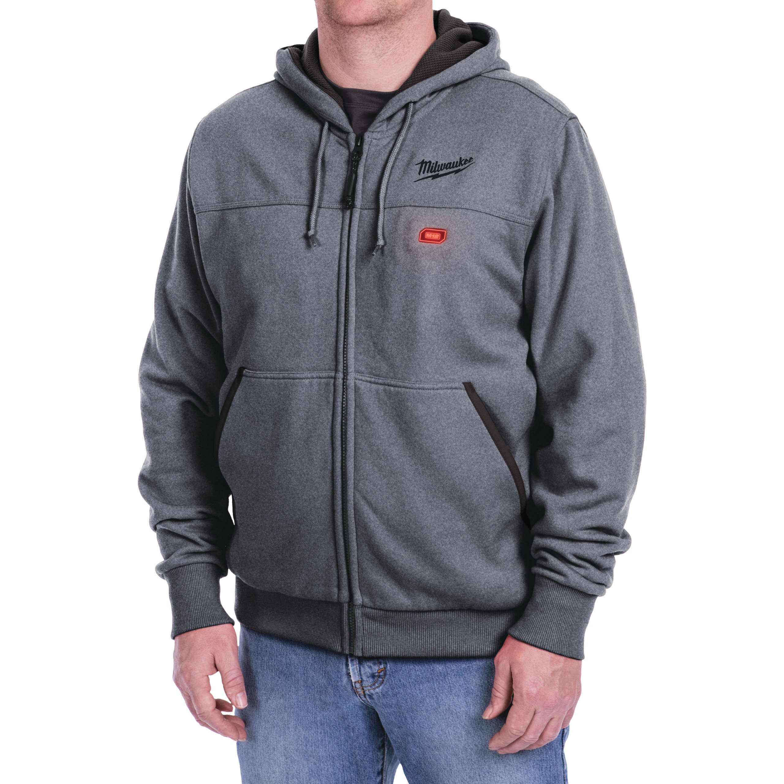 milwaukee heated jacket grey