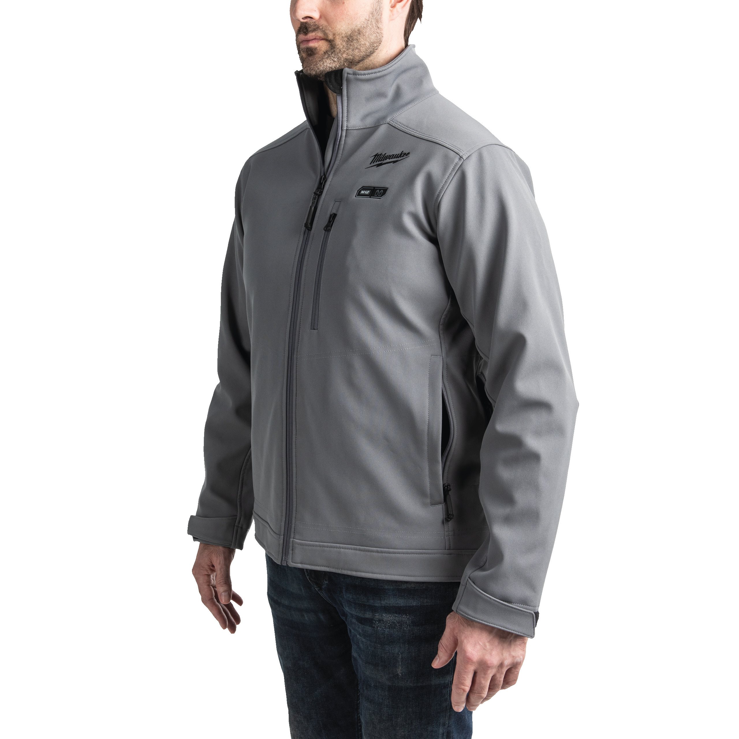 milwaukee heated jacket grey