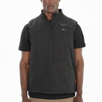 Felpa Riscaldata Milwaukee M12 12V - Grigia 2XL - Con Cappuccio, Riscaldamento In Fibra Di Carbonio, Batteria Non Inclusa - Abbigliamento Da Lavoro Invernale - 6