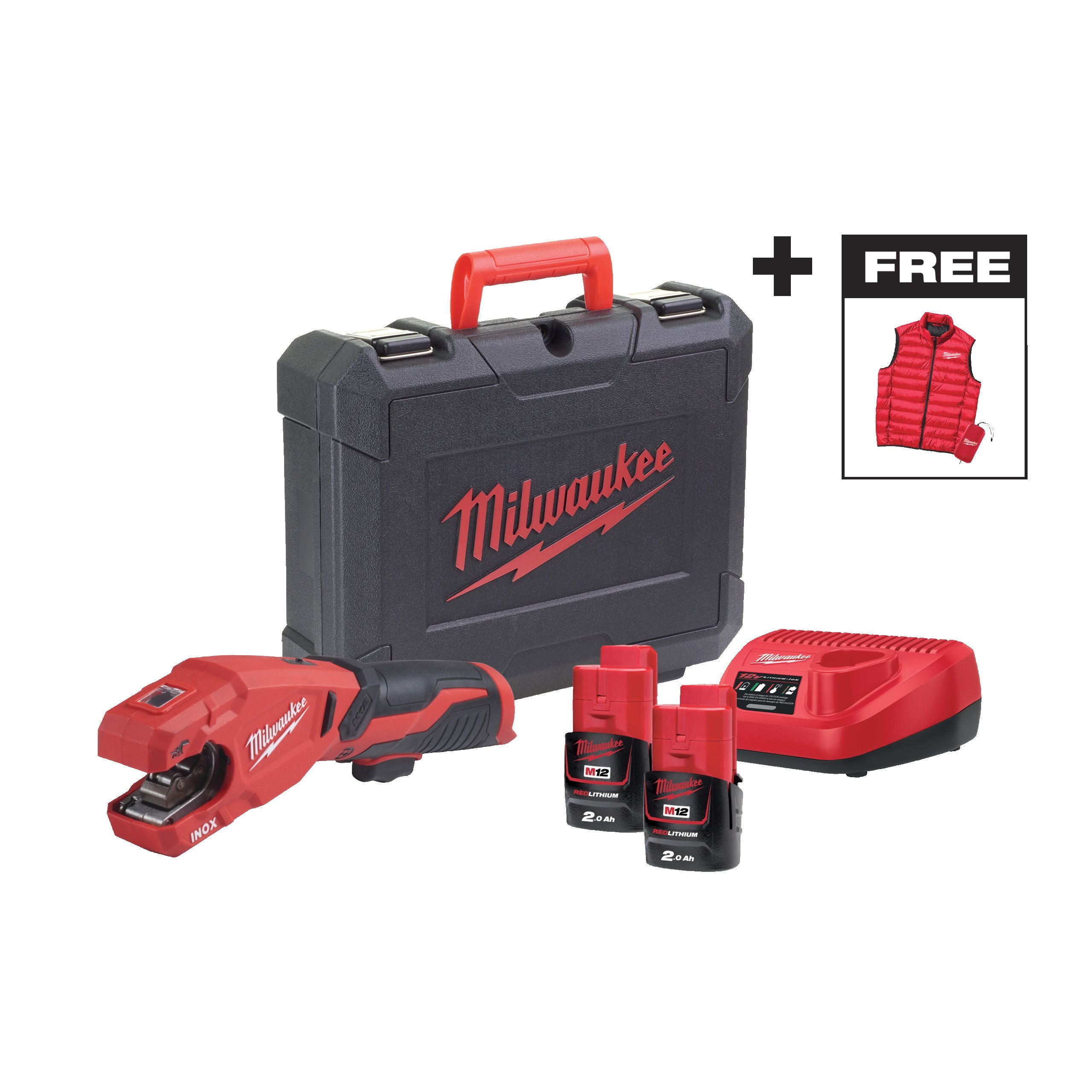 M12 12-Volt Lithium-Ion Cordless Copper Tubing Cutter Kit W/ Free M12 Multi-Tool M12 12-Volt Lithium-Ion Cordless Copper Tubing Cutter Kit W/ Free M12 Multi-Tool