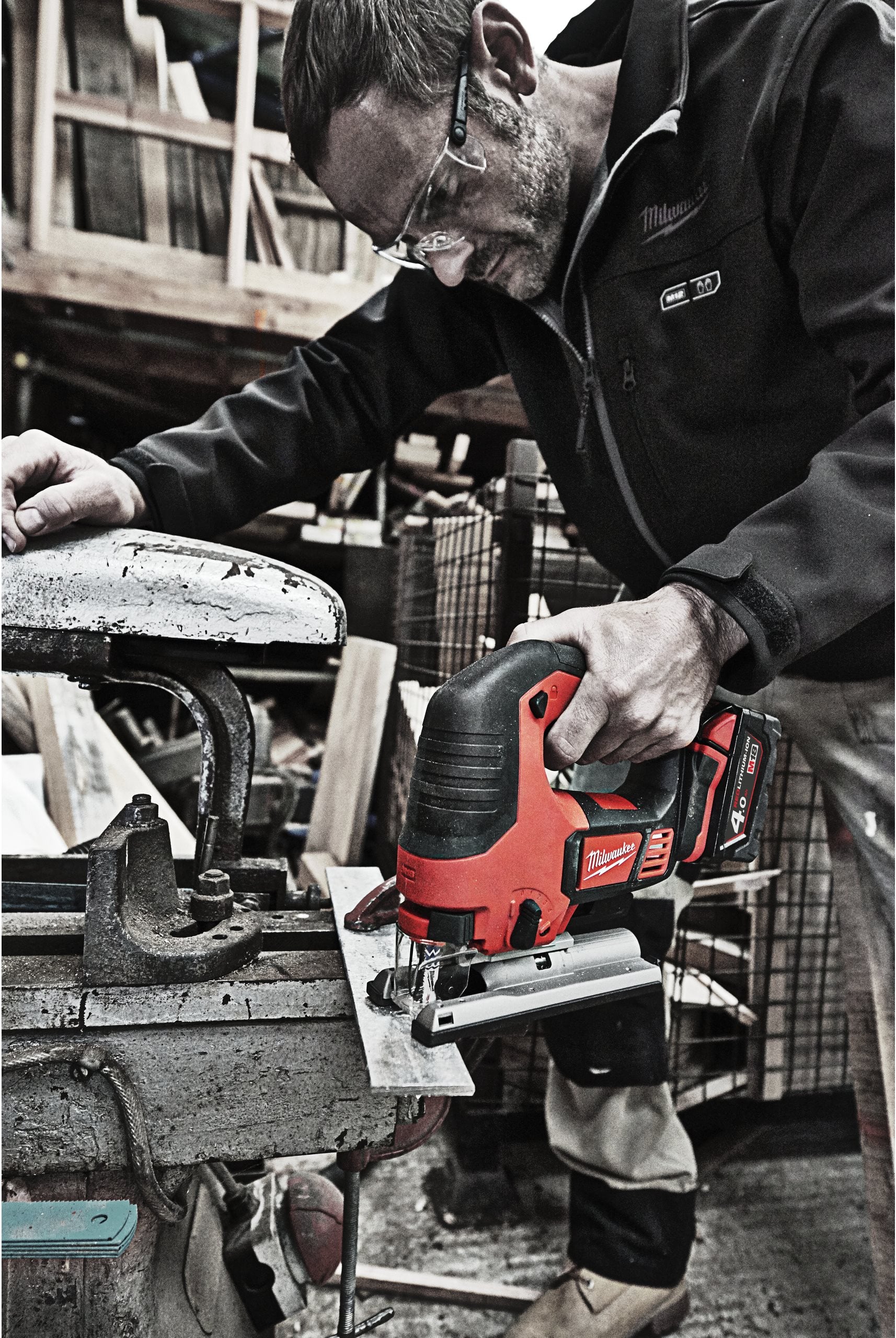 Milwaukee M18 BJS-0 Accu Decoupeerzaag 18V Basic Body Milwaukee M18 BJS-0 Accu Decoupeerzaag 18V Basic Body