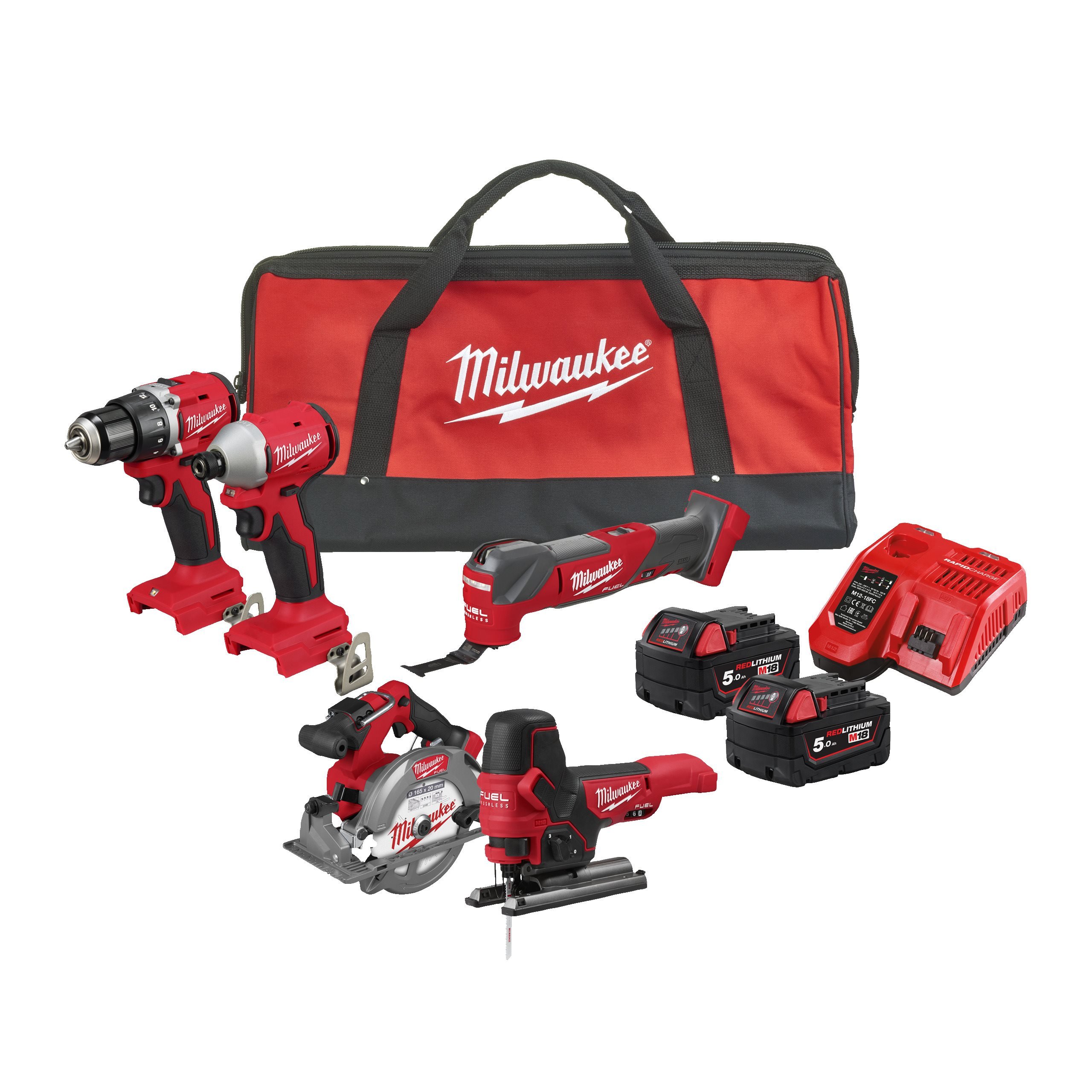 M18 FUEL Combo Kit Power Tool Sets Tool Kits Milwaukee Tool AE