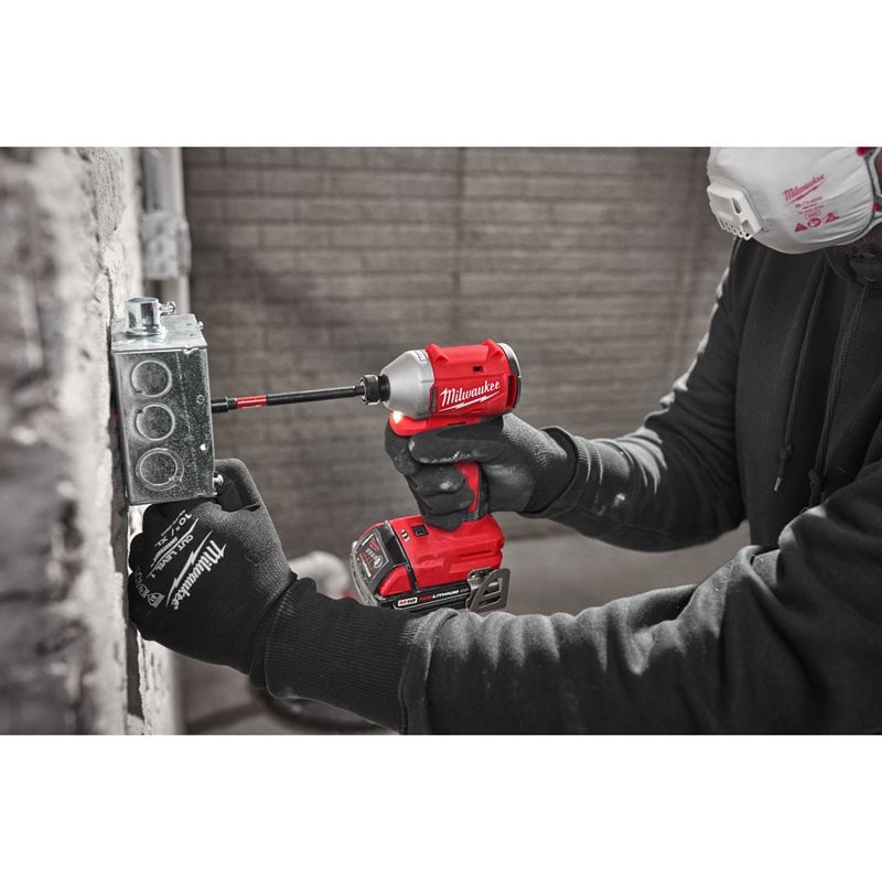 Milwaukee M18 BLIDR-0X  bezuhlíkový rázový utahovák 1/4˝ Hex
