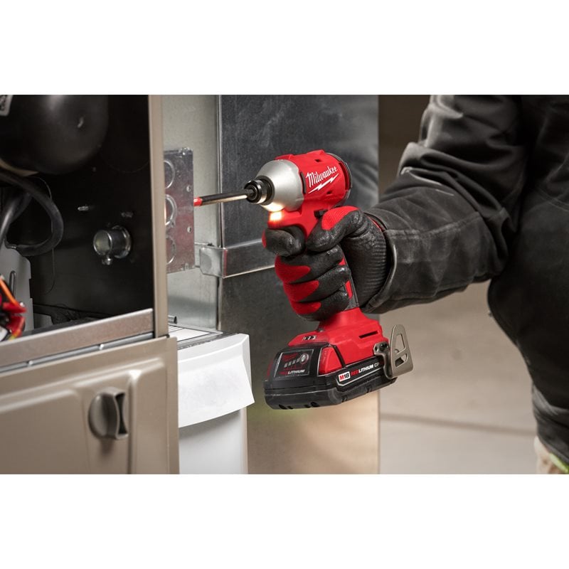Milwaukee M18 BLIDR-0X  bezuhlíkový rázový utahovák 1/4˝ Hex