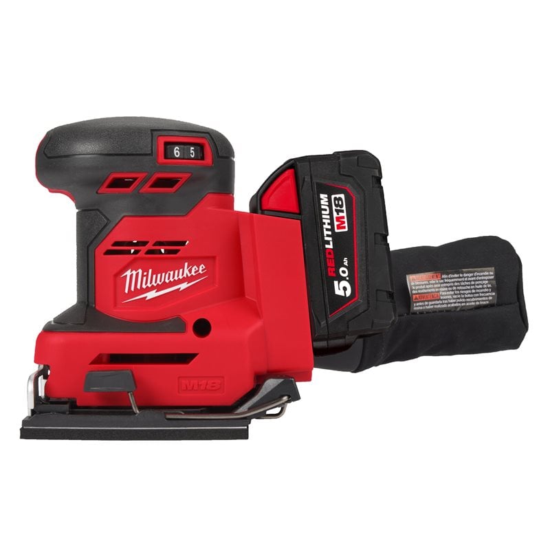 Milwaukee M18 BQSS-502B vibrační bruska na čtvrtinu listu