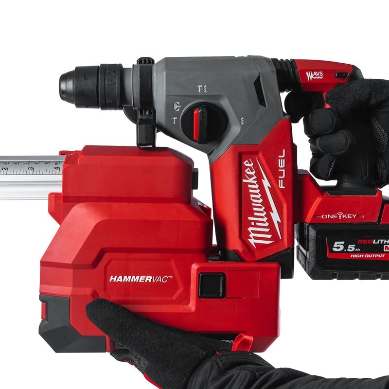 Milwaukee M18 CDEM18 FUEL odsávání ke kladivu SDS-plus
