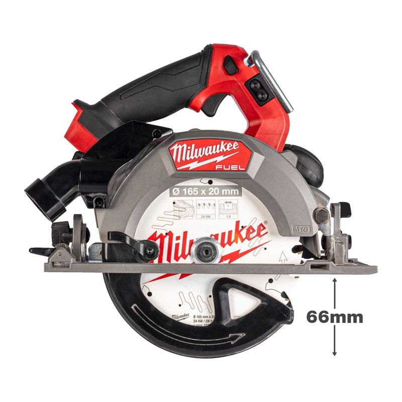 Milwaukee M18 FCSDC165-0 Kotoučová pila - 66mm prořez (možnost lišty)