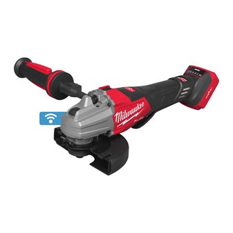 M18 FUEL™ ONE-KEY™ 125 mm kampinis šlifuoklis su stabdžiu ir slankiuoju jungikliu