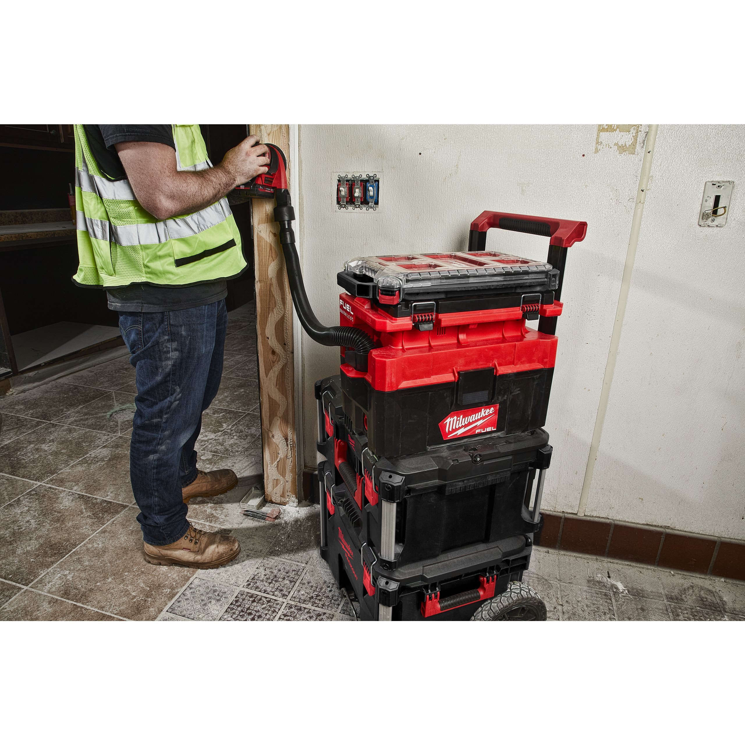 Sistema modular Milwaukee PACKOUT Organiser Compact Slim 4932471065