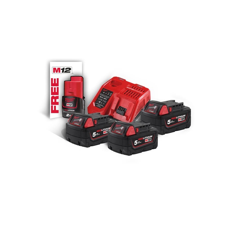 Milwaukee M18 NRG-503 pri delu