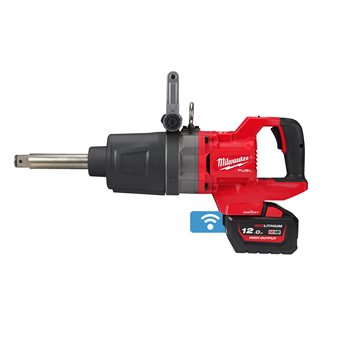 M18 FUEL™ ONE-KEY™ 1″ high torque D-handle impact wrench with friction ring and extended anvil