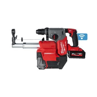 M18 FUEL™ 4-mode 26 mm SDS-Plus hammer with FIXTEC™ chuck, ONE-KEY™ and with dedicated dust extractor