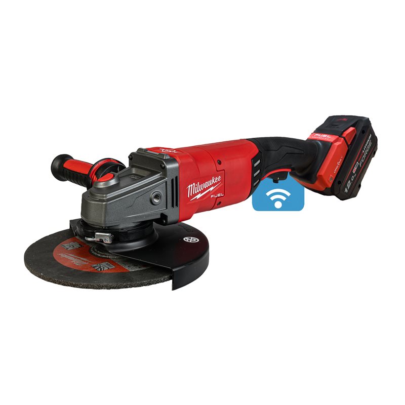 Milwaukee M18 ONEFLAG230XPDB-122C 230 mm velká úhlová bruska s kolébkovým spínačem