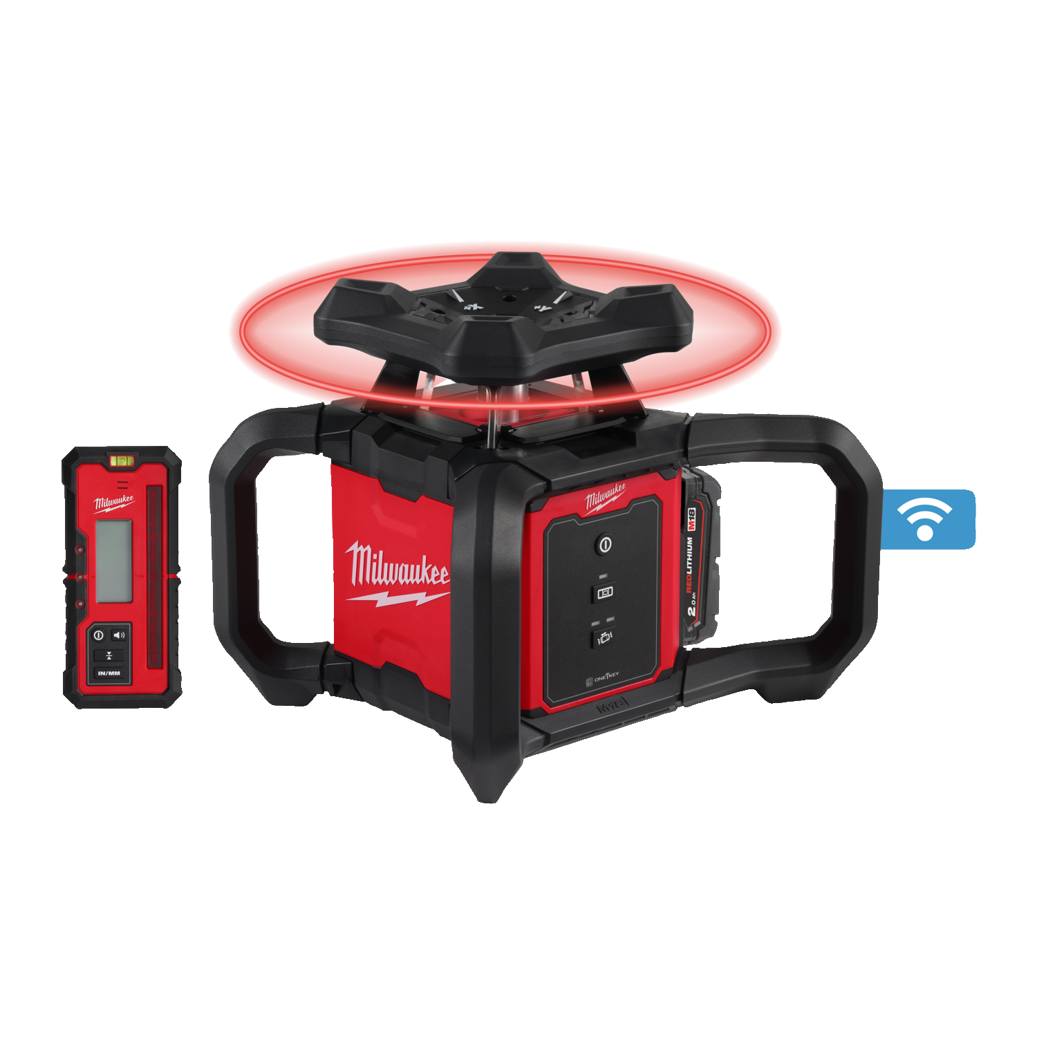 Milwaukee M18 RLOH600-201C Livella Laser Rotante ONE-KEY™ 4933493191 17 M18 RLOH600 201C Hero 1