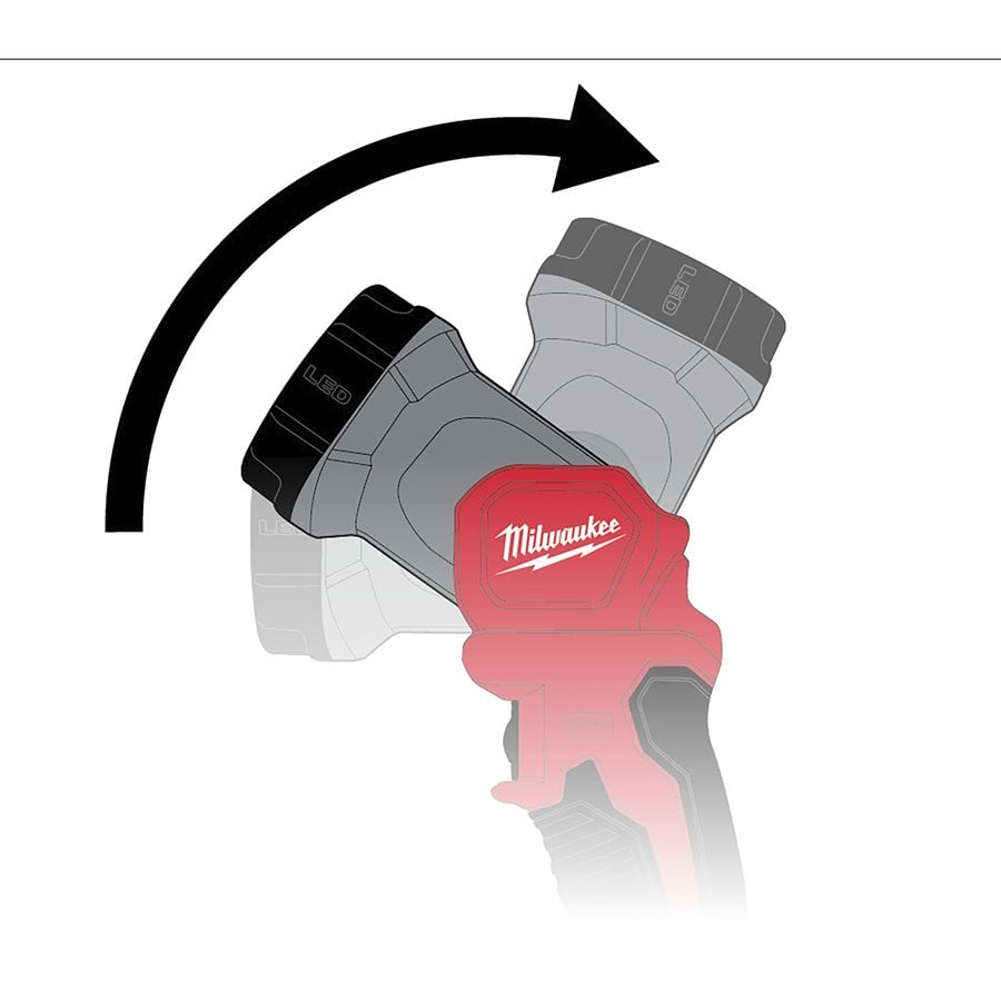 Milwaukee M18 TLED-0 pri delu