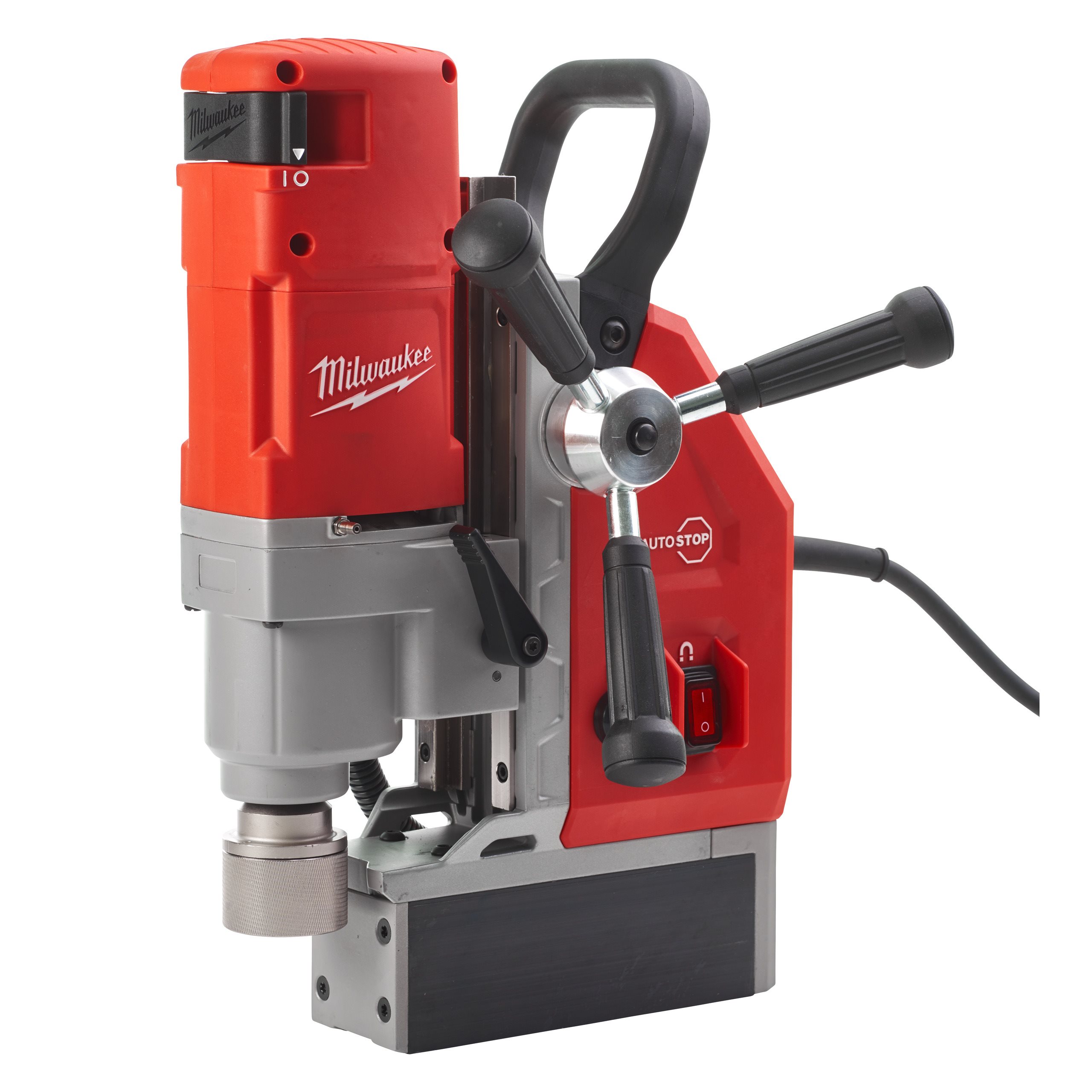 Magnetic Drilling Press With Electro Magnet Cordless Mag Press Milwaukee Tool EU