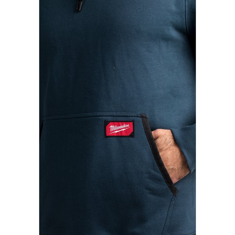 Milwaukee Pracovní mikina s kapucí - modrá, vel. XL