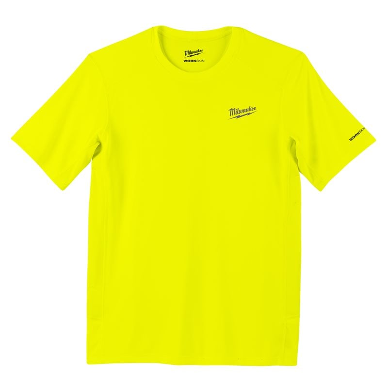 Milwaukee Funkční triko s krátkým rukávem - XXL - žluté