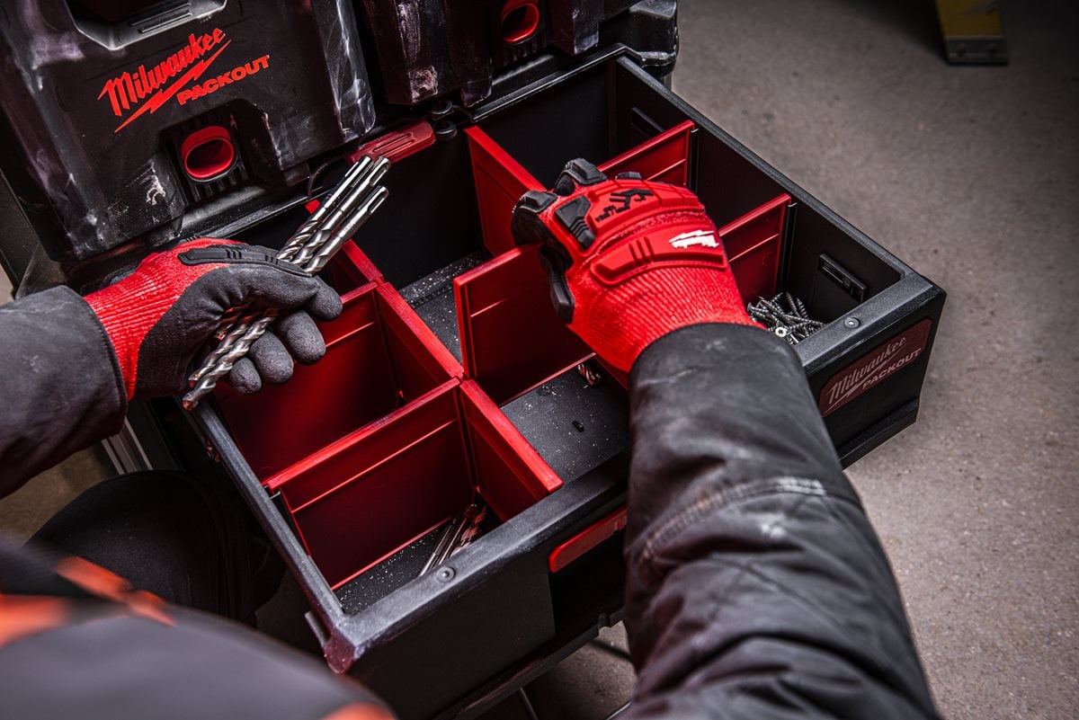 PACKOUT zaboj s predali Milwaukee