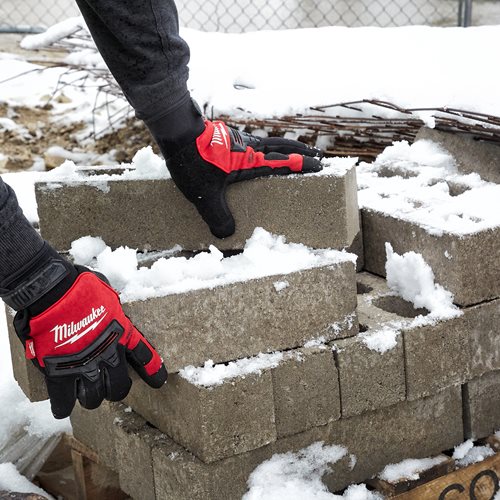 toolant Guanti da lavoro invernali in lattice completamente