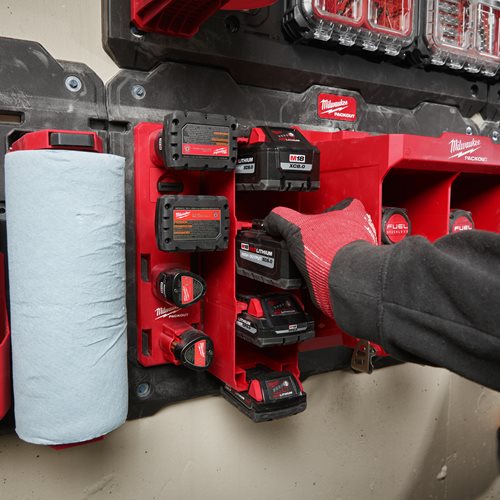 Herramienta Y Soporte De Batería 2.0 AH Para Milwaukee M12 Rojo Y Negro 3 De Cada Organizador