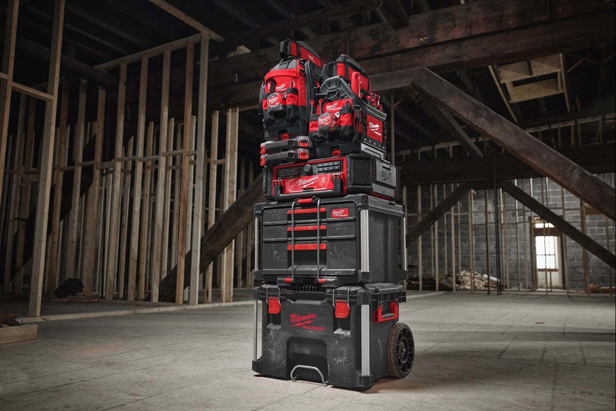 PACKOUT zaboj s predali Milwaukee