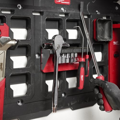Milwaukee PACKOUT: Piastra Di Montaggio A Parete E Pavimento Per Stoccaggio Modulare - Foto 5