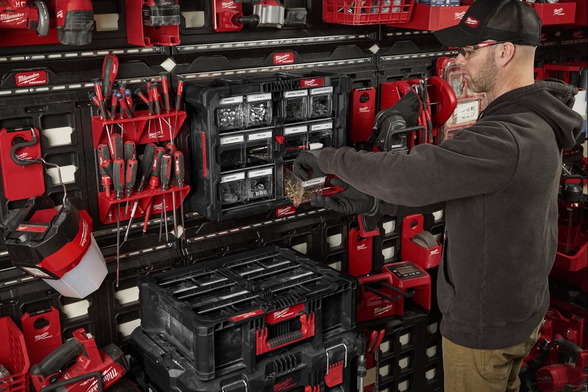 Milwaukee PACKOUT Tip bin organizator
