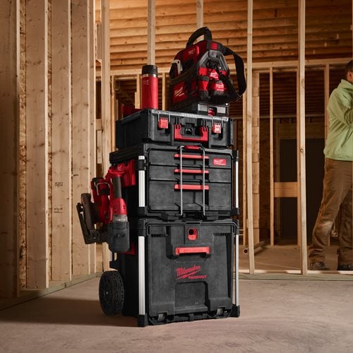 Milwaukee Accessoires PACKOUT Gereedschapskist op wielen - 4932478161 Milwaukee Accessoires PACKOUT Gereedschapskist op wielen - 4932478161