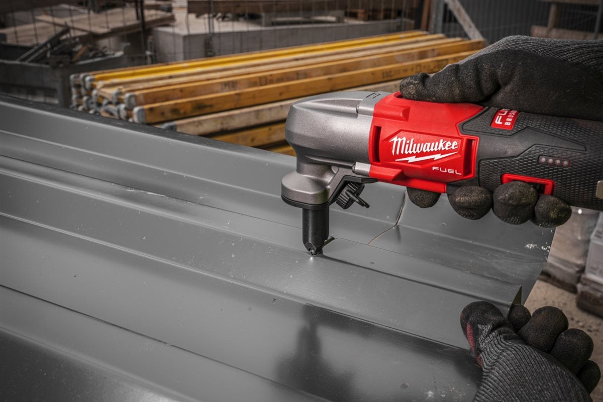 Milwaukee M12 FNB16-402X pri delu