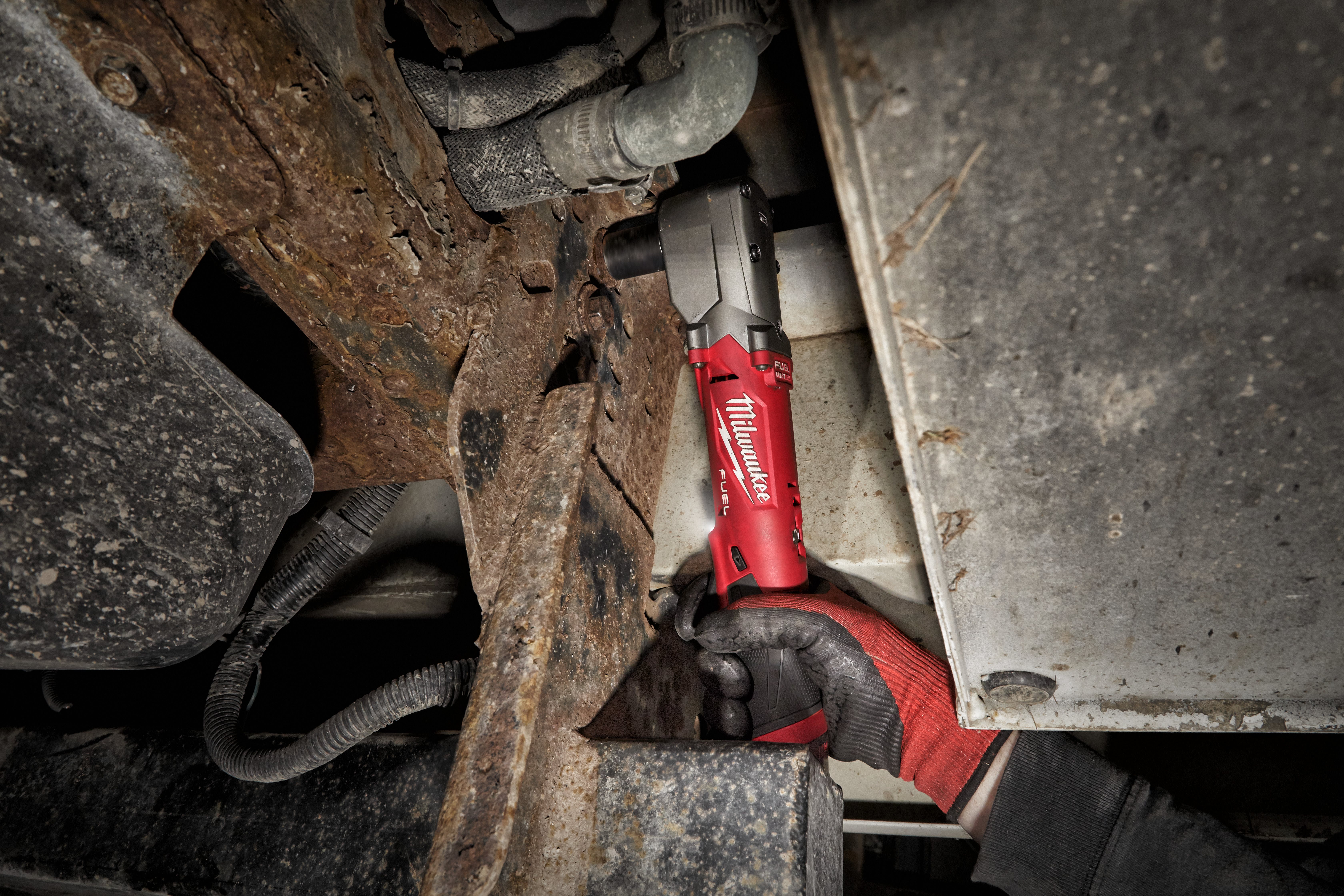 M12 FUEL Right Angle Impact Wrench With Friction Ring Cordless Impact Wrenches Milwaukee Tool UK