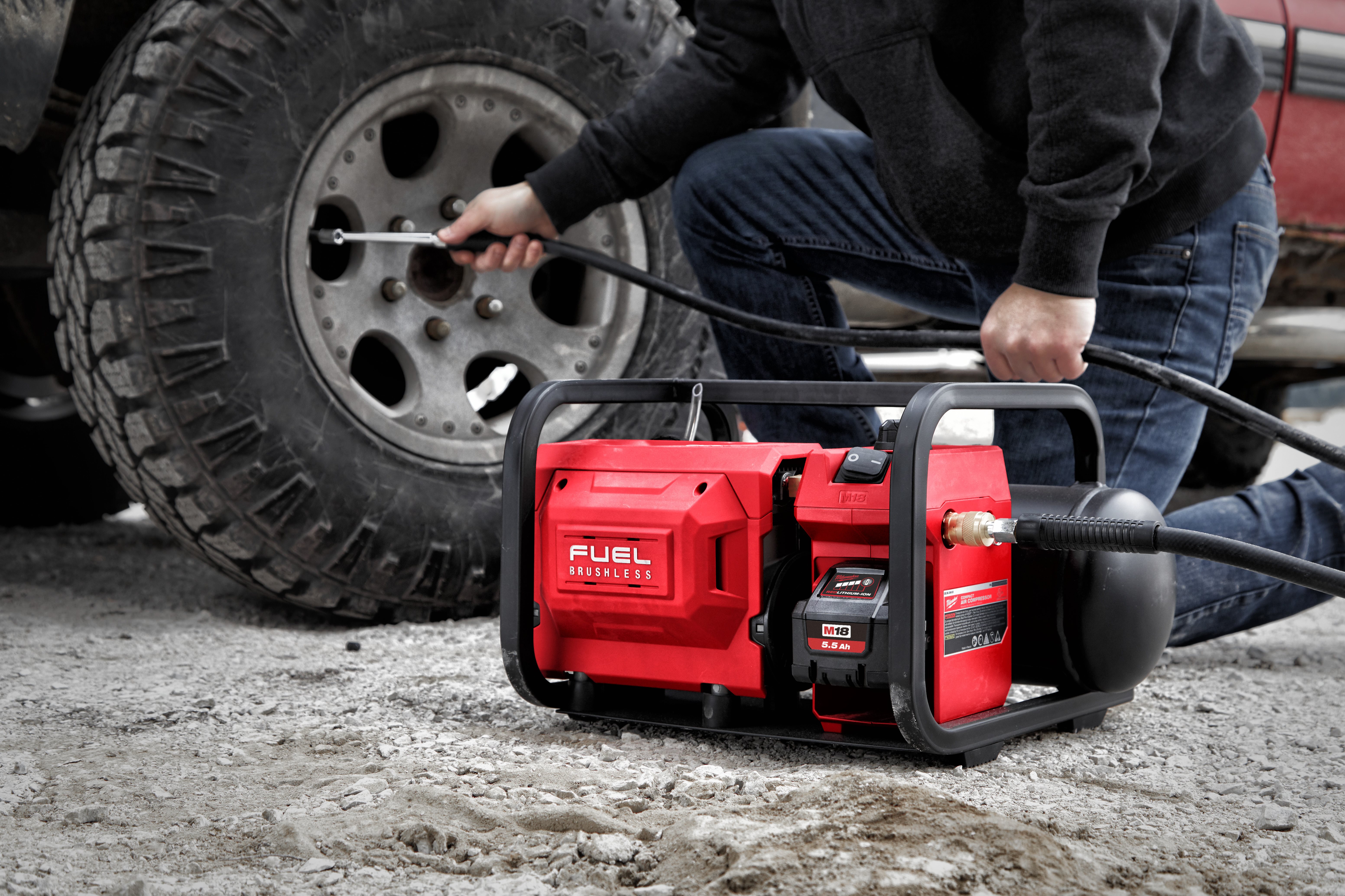 Milwaukee portable compressor sales