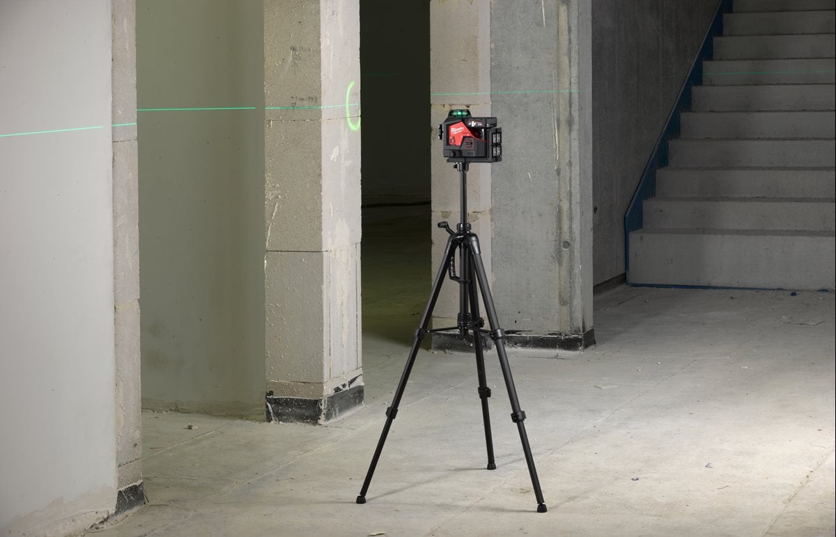 1,2 m kompaktno trinožno stojalo za laser Milwaukee