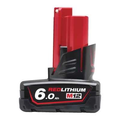 M12 6.0 Ah Battery Lithium Batteries for Power Tools M12 B6 Milwaukee Tool EU